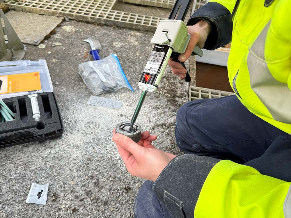 Oberflächenhaftzugprüfung zur Bewertung der Betonqualität in der Kläranlage Wegberg 1 Betonqualität in der Kläranlage Wegberg