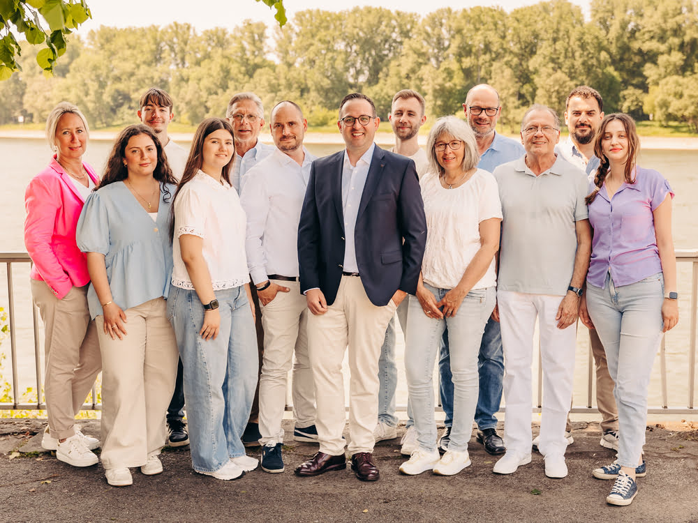 Gemeinschaftsbild des Teams